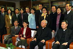 정추기경, ME한국협의회 새 임원 만나